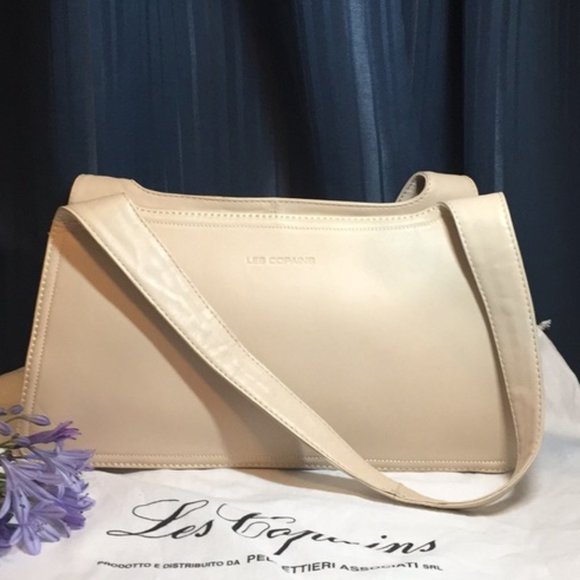 Les Copains Handbags - Authentic Les Copains Cream